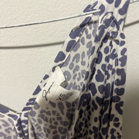 Japna Jumpsuit Leopard Print Patterned Wide Leg Tent Spaghetti Strap V Neck - Picture 4 of 4